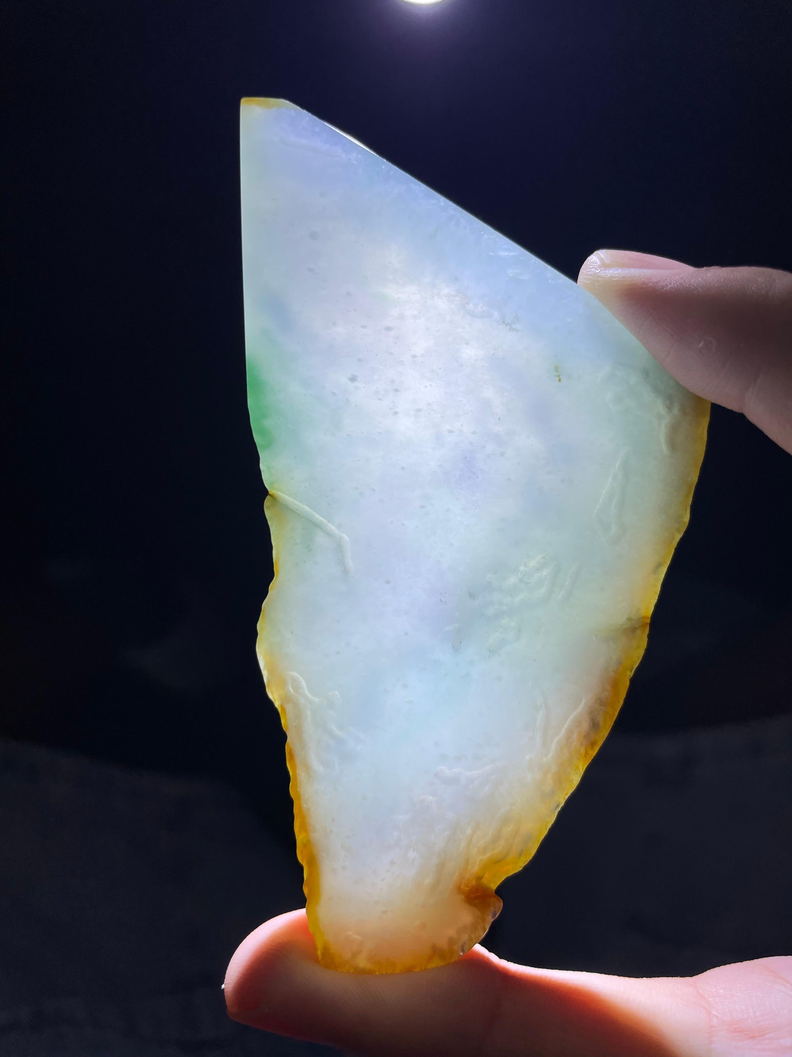 三彩冰底牌子料（yc507744）