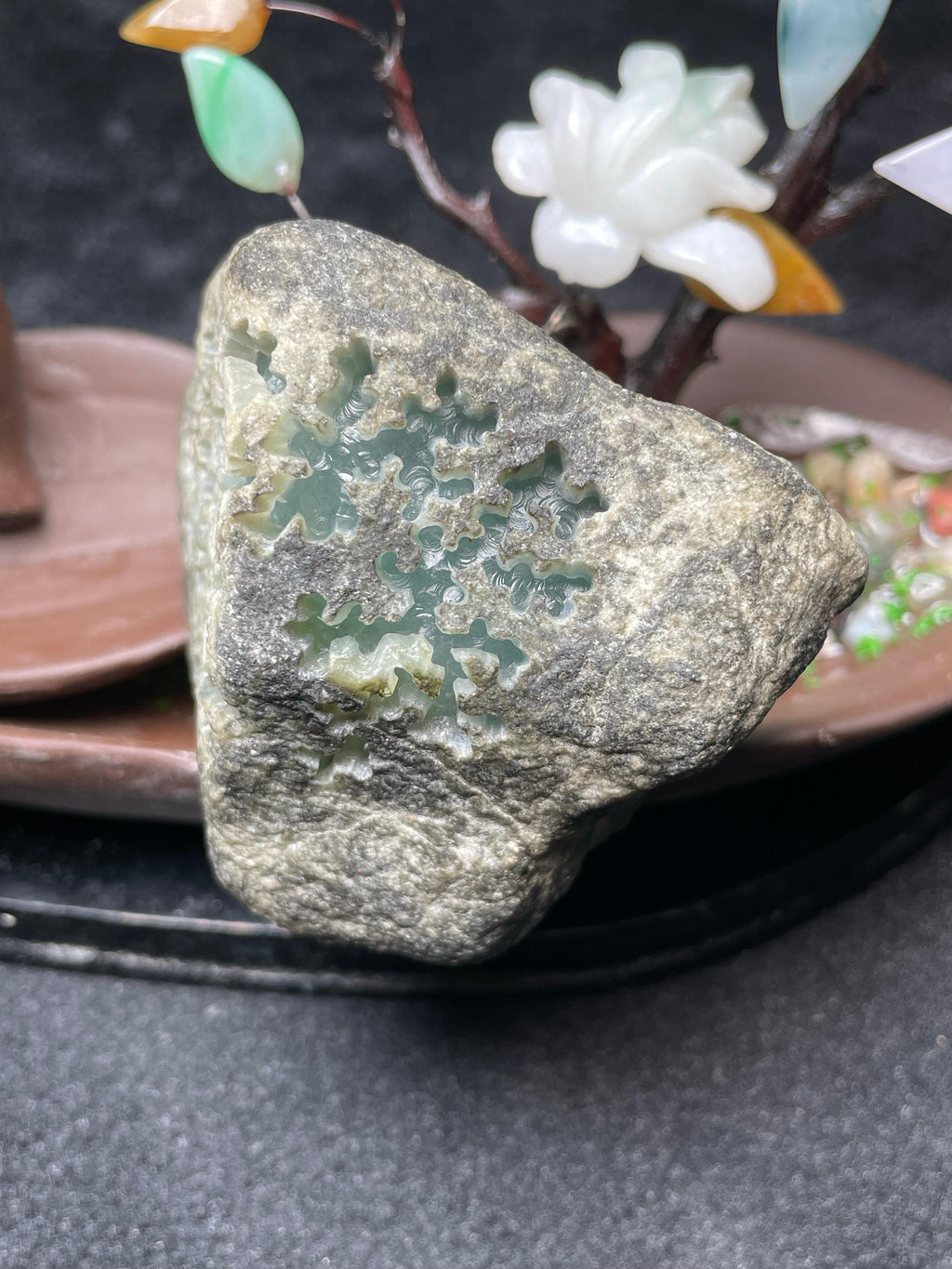 莫西沙开窗冰晴牌子料（yc533418）