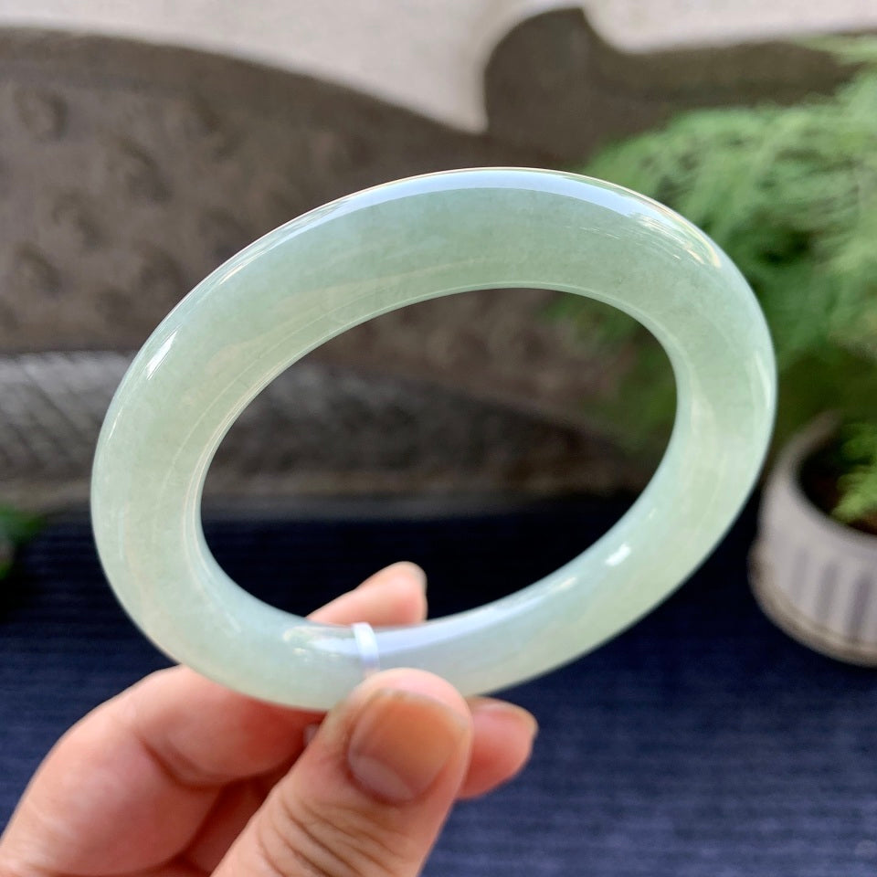 细糯种晴水圆条手镯（56.4mm）（yc094188）