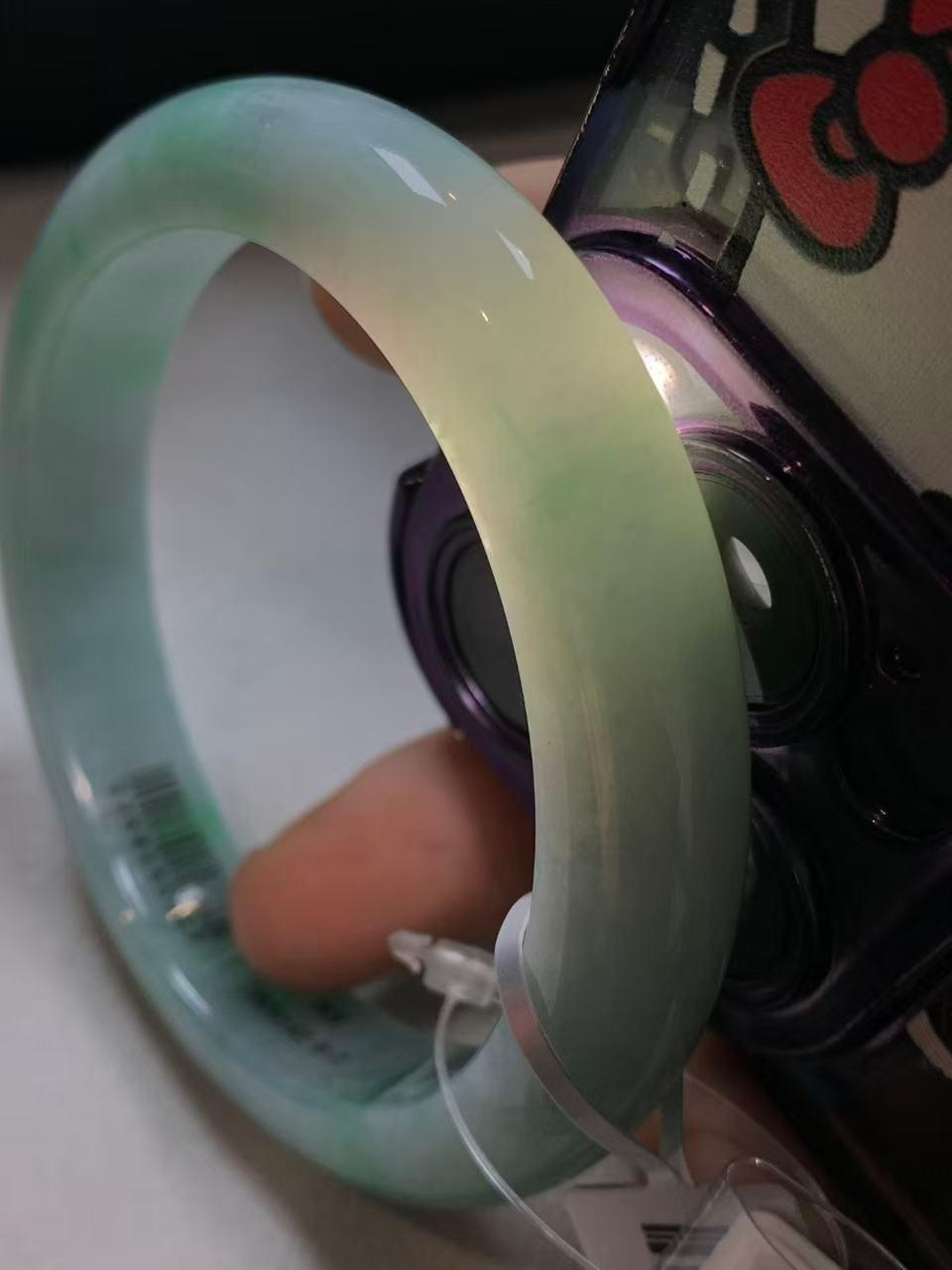 细糯种晴底平安镯（56.2mm）（yc280866）