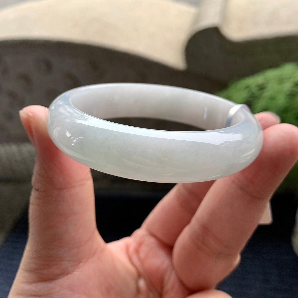 糯种无色平安镯（55.2mm）（yc093447）