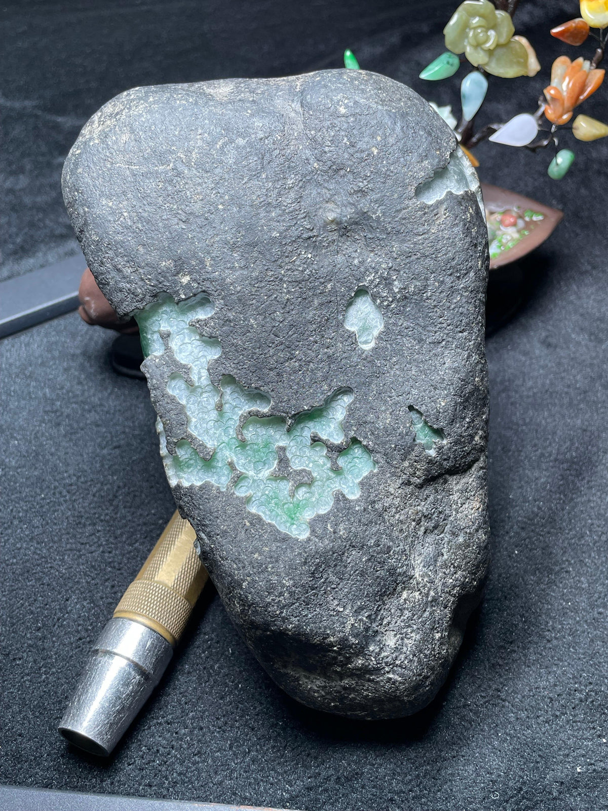 莫湾基开窗冰底飘阳绿（yc692905）