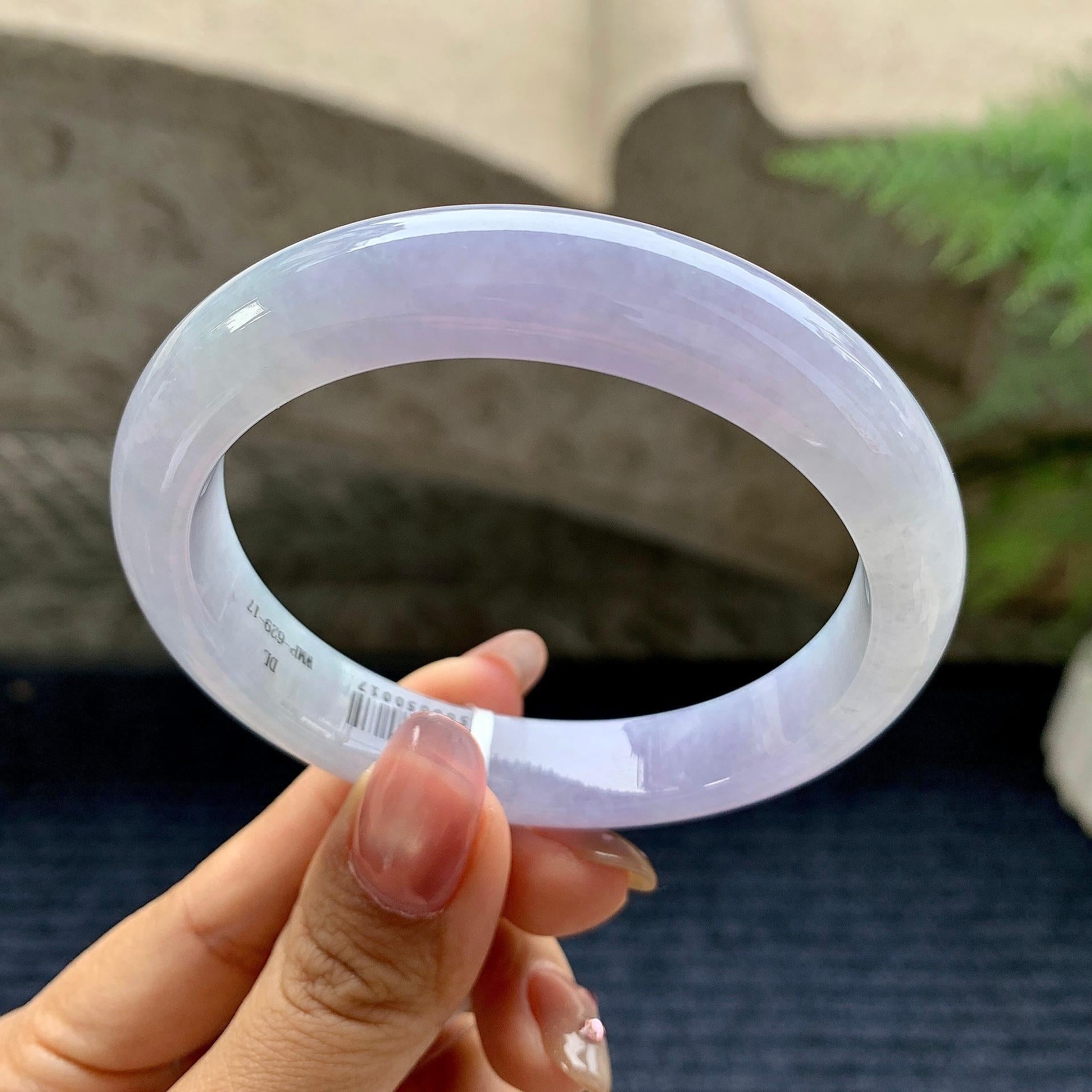 细糯种紫罗兰平安镯（58.1mm）（yc281535）