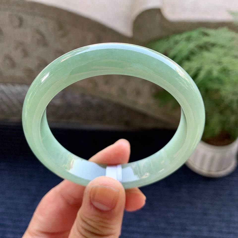 细糯种晴底色平安镯（58mm）（yc079274）