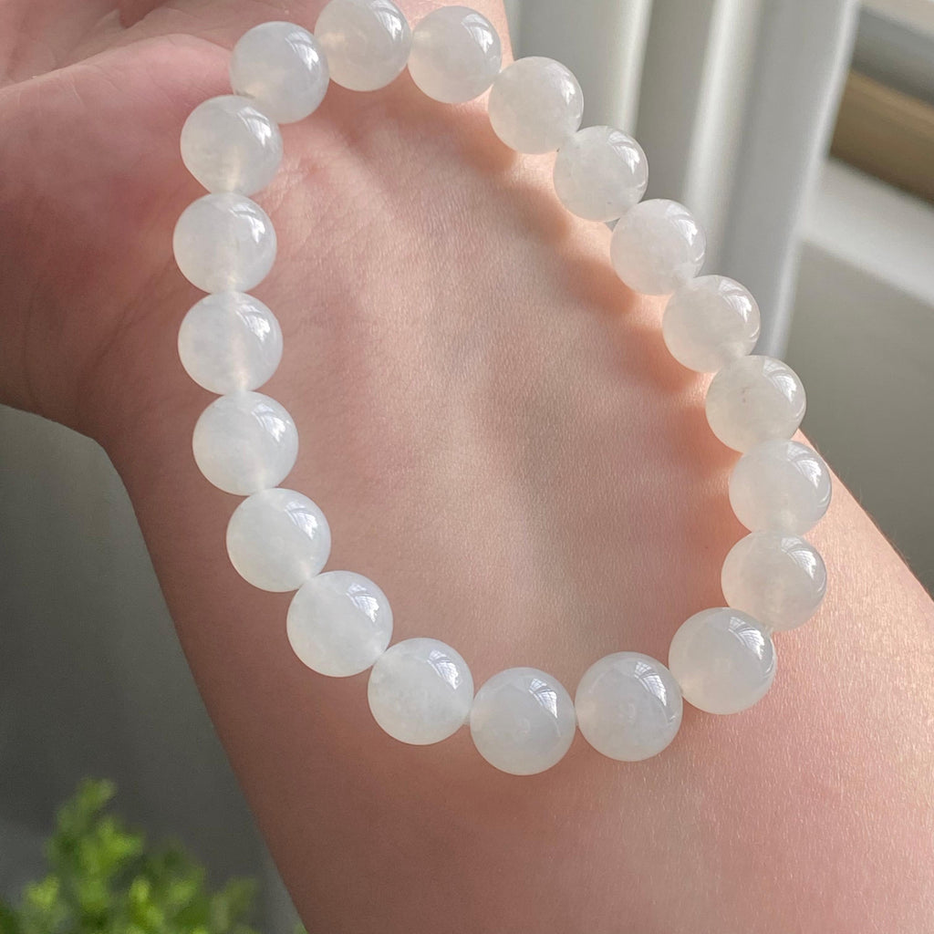 糯冰种白月光单圈手串（20颗）（yc213187）