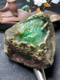 莫西沙冰飘色开窗手镯料（yc501430）