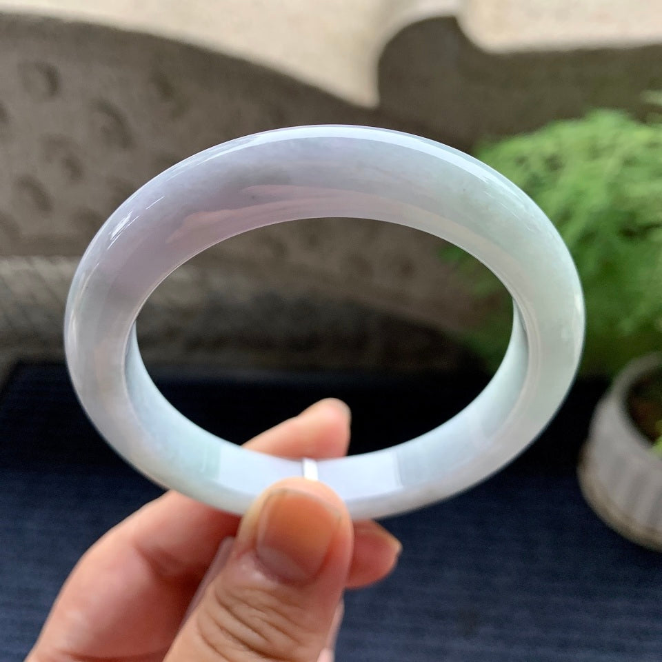 糯种淡春彩平安镯（56.7mm）（yc093445）