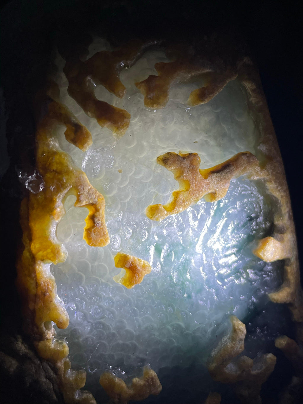 大马坎冰飘花开窗料（yc707615）
