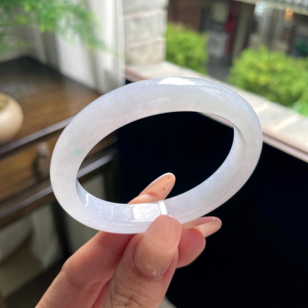 细糯种白月光飘绿贵妃 52圈 天然缅甸A货翡翠（yc696410）
