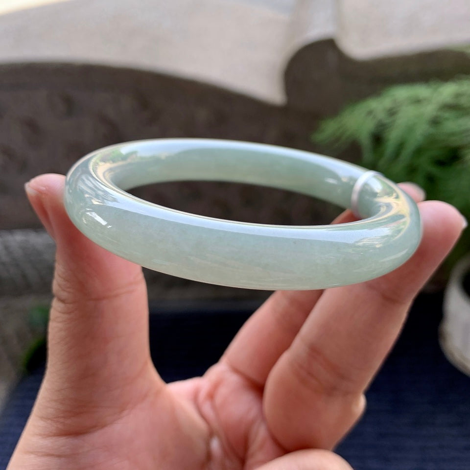 细糯种晴水圆条手镯（56.4mm）（yc094188）