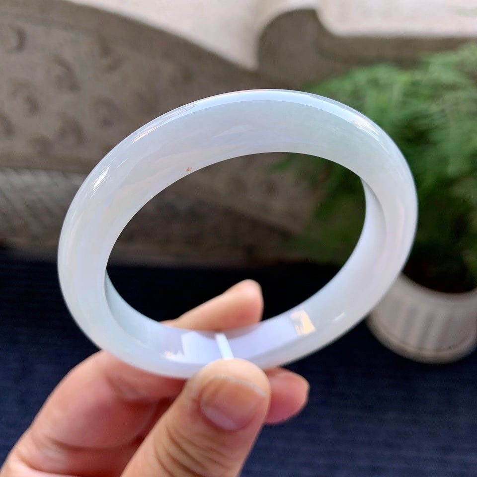 细糯种无色平安镯（55.8mm）（yc079177）