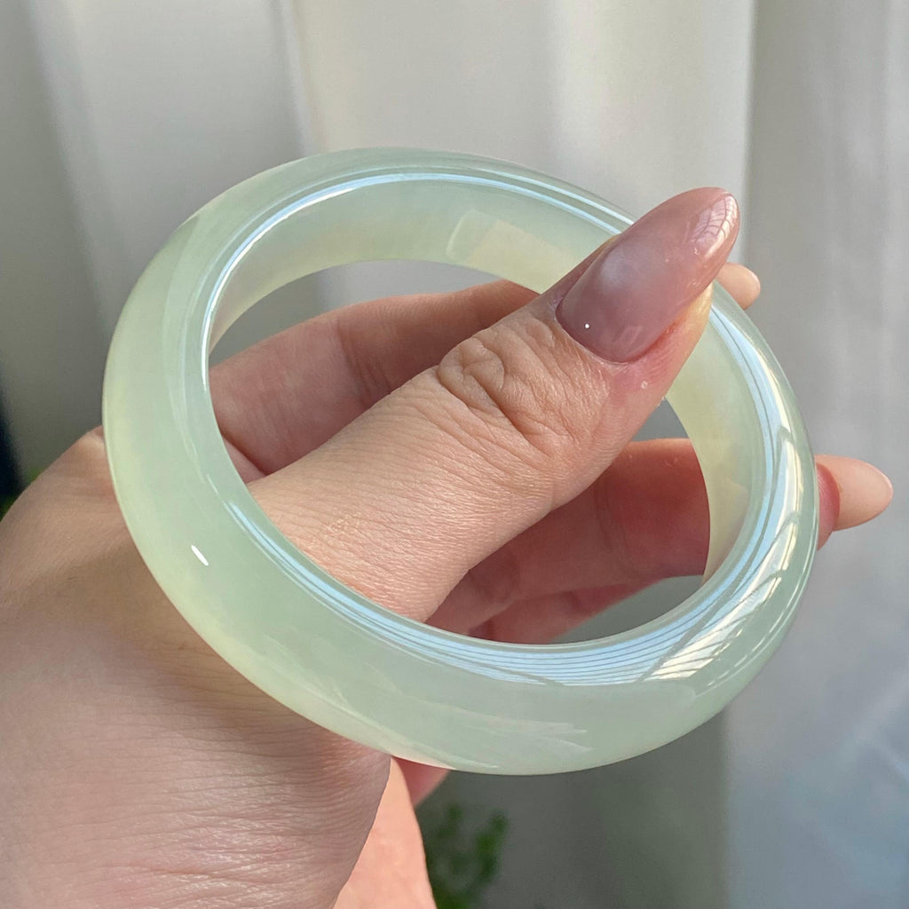 冰种晴底平安镯（54圈）（yc228784）