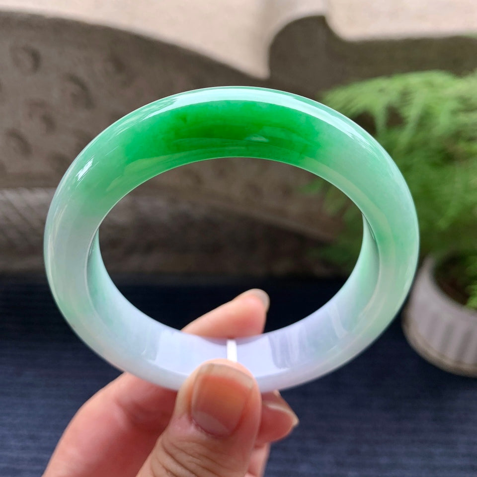 细糯种春彩平安镯（57.6mm）（yc097032）