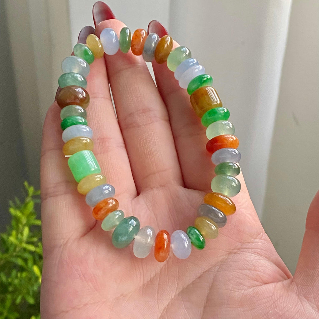 冰种多宝单圈手串（yc215253）