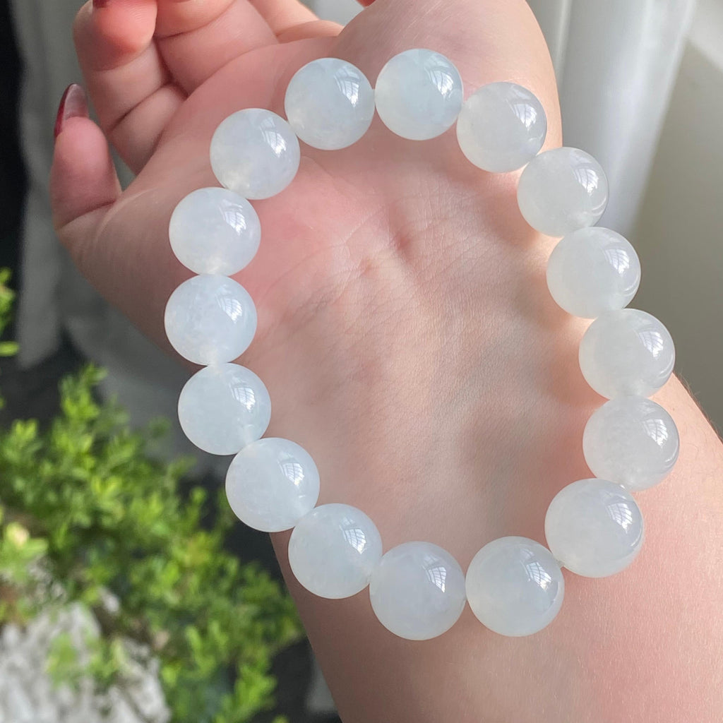 糯冰种白月光单圈手串（16颗）（yc213184）