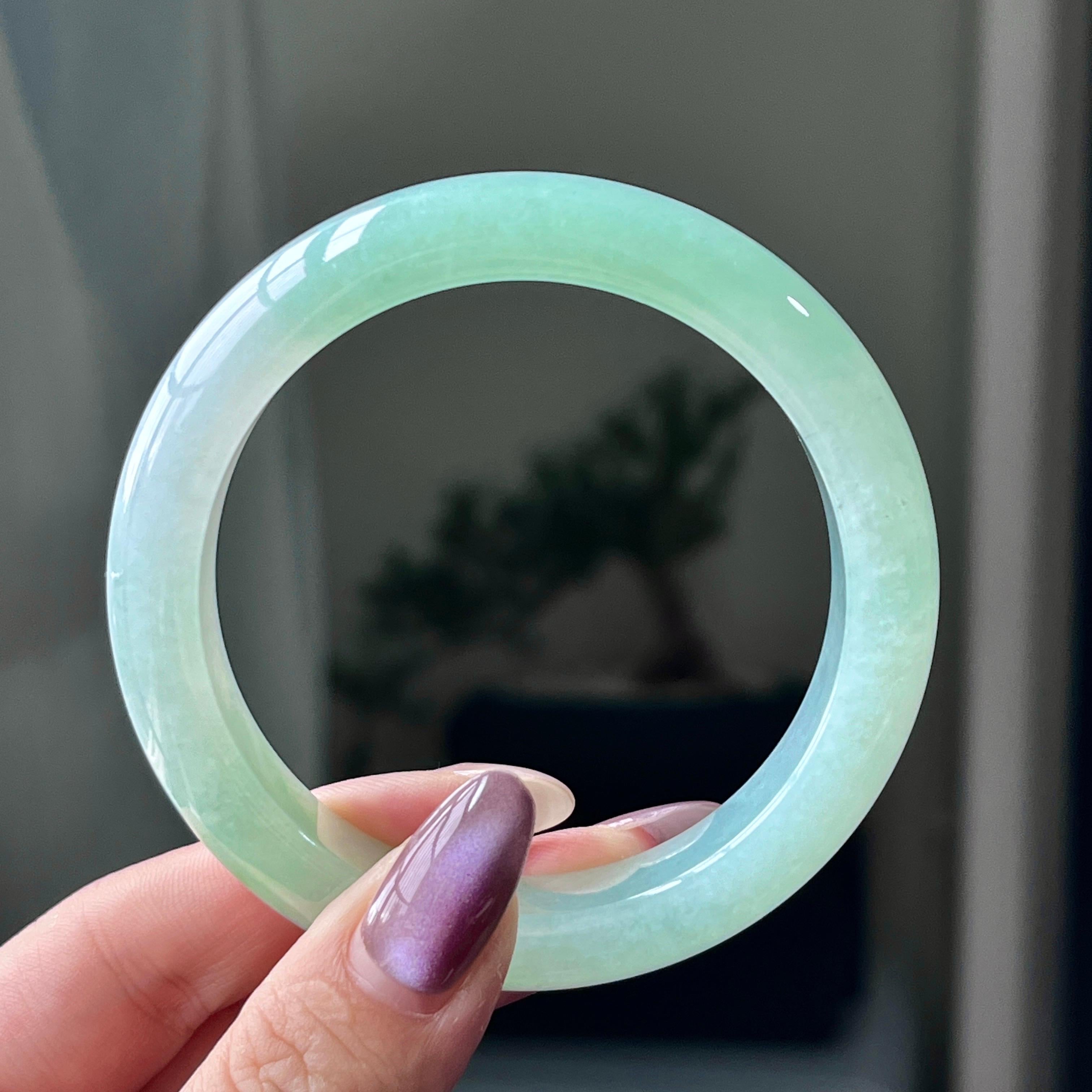 细糯种晴底平安镯（57圈）（yc197954）