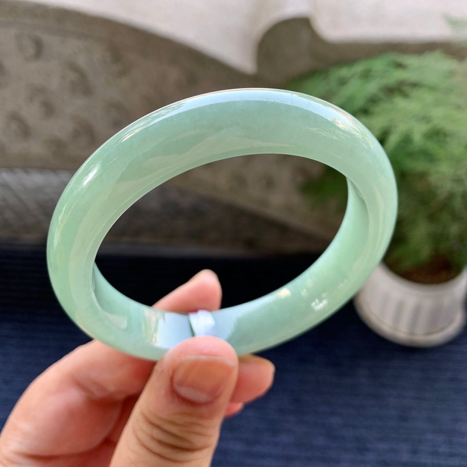 细糯种晴底色平安镯（58mm）（yc079274）