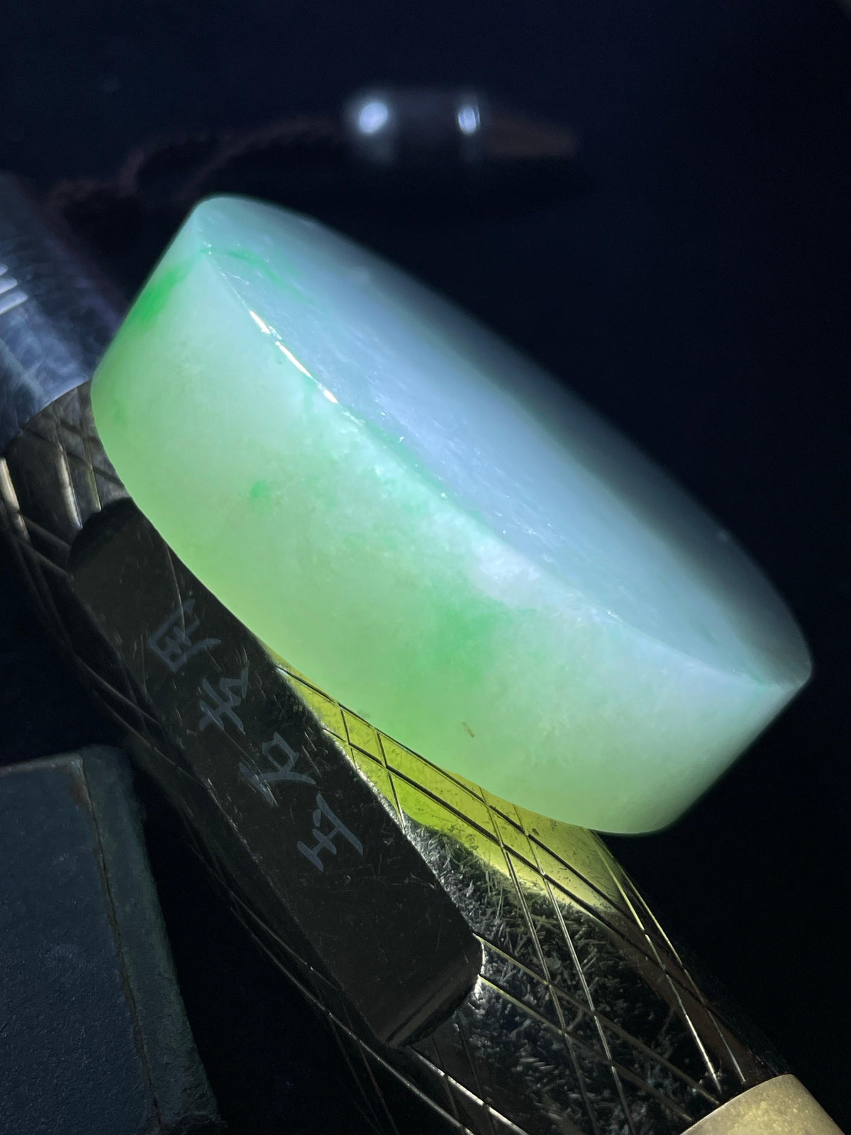 飘绿镯心料（yc711486）