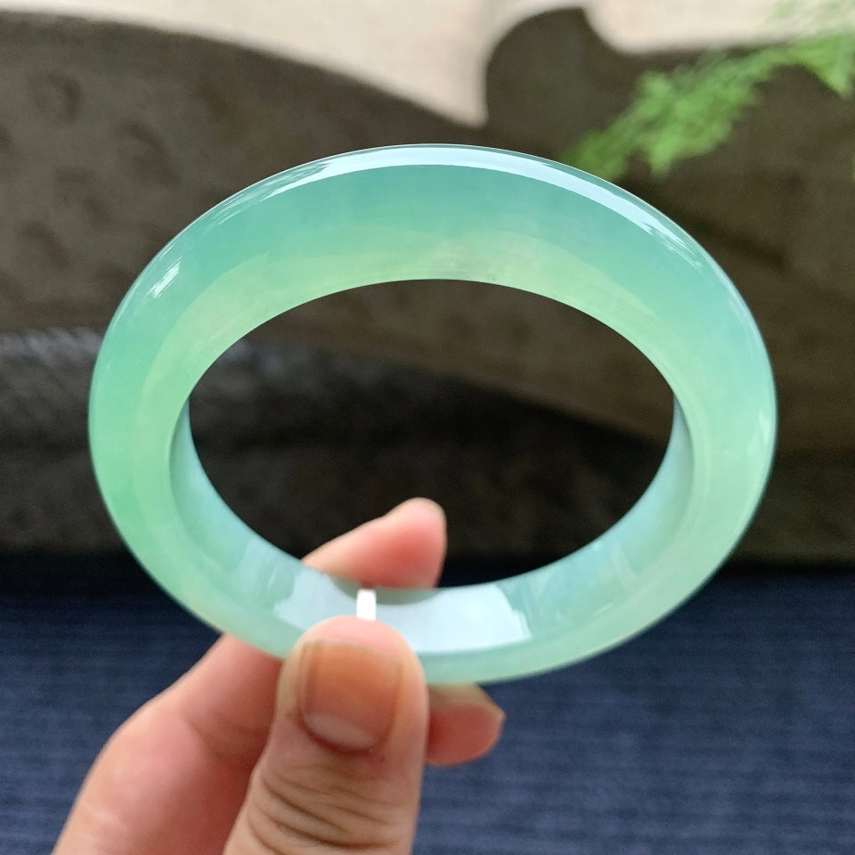 冰种晴水平安镯（56.6mm）（yc166107）