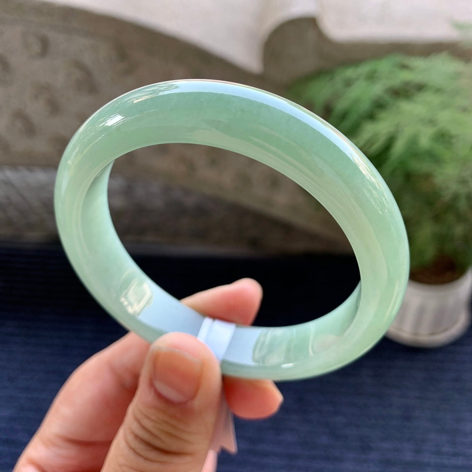 细糯种晴底色平安镯（58mm）（yc079274）