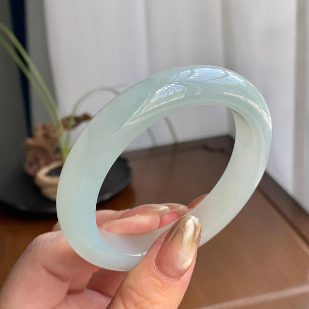 糯冰种晴底平安镯（54圈）（yc259081）