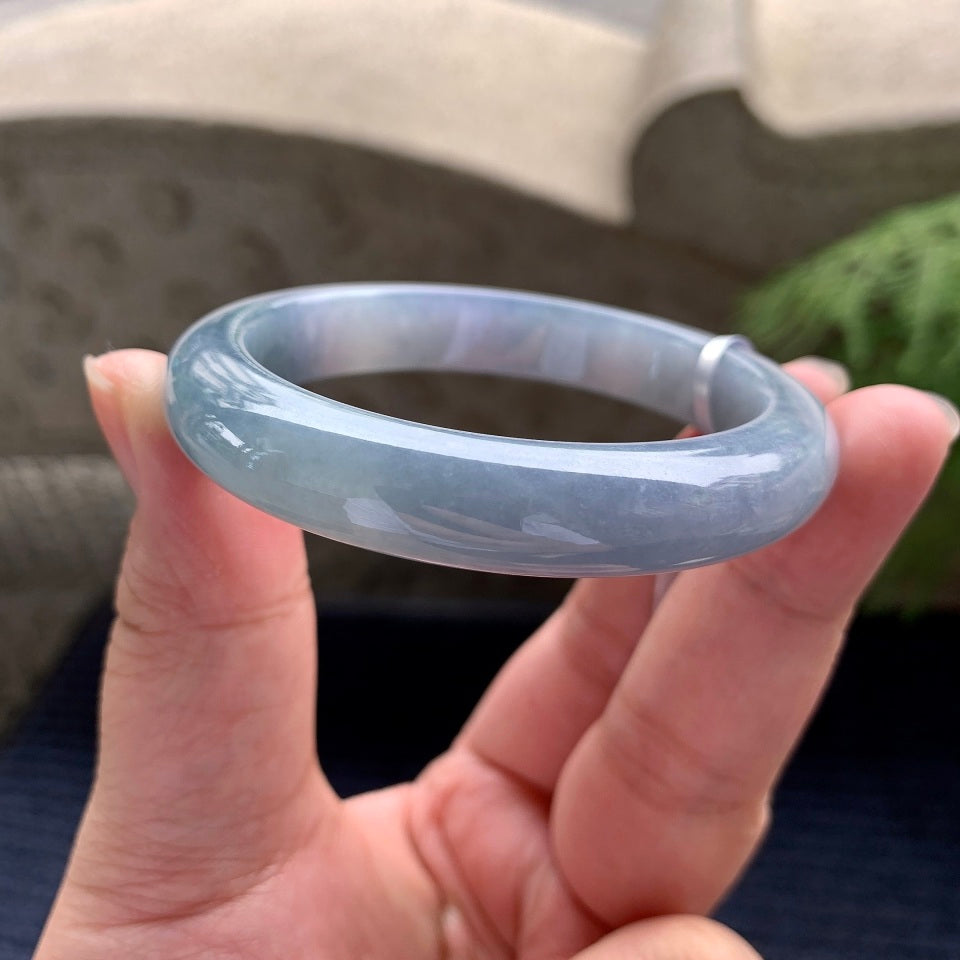 细糯种紫罗兰平安镯（52.3mm）（yc088757）
