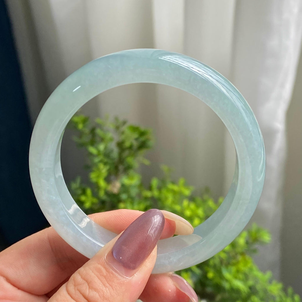 糯冰种晴底平安镯（55圈）（yc200594）