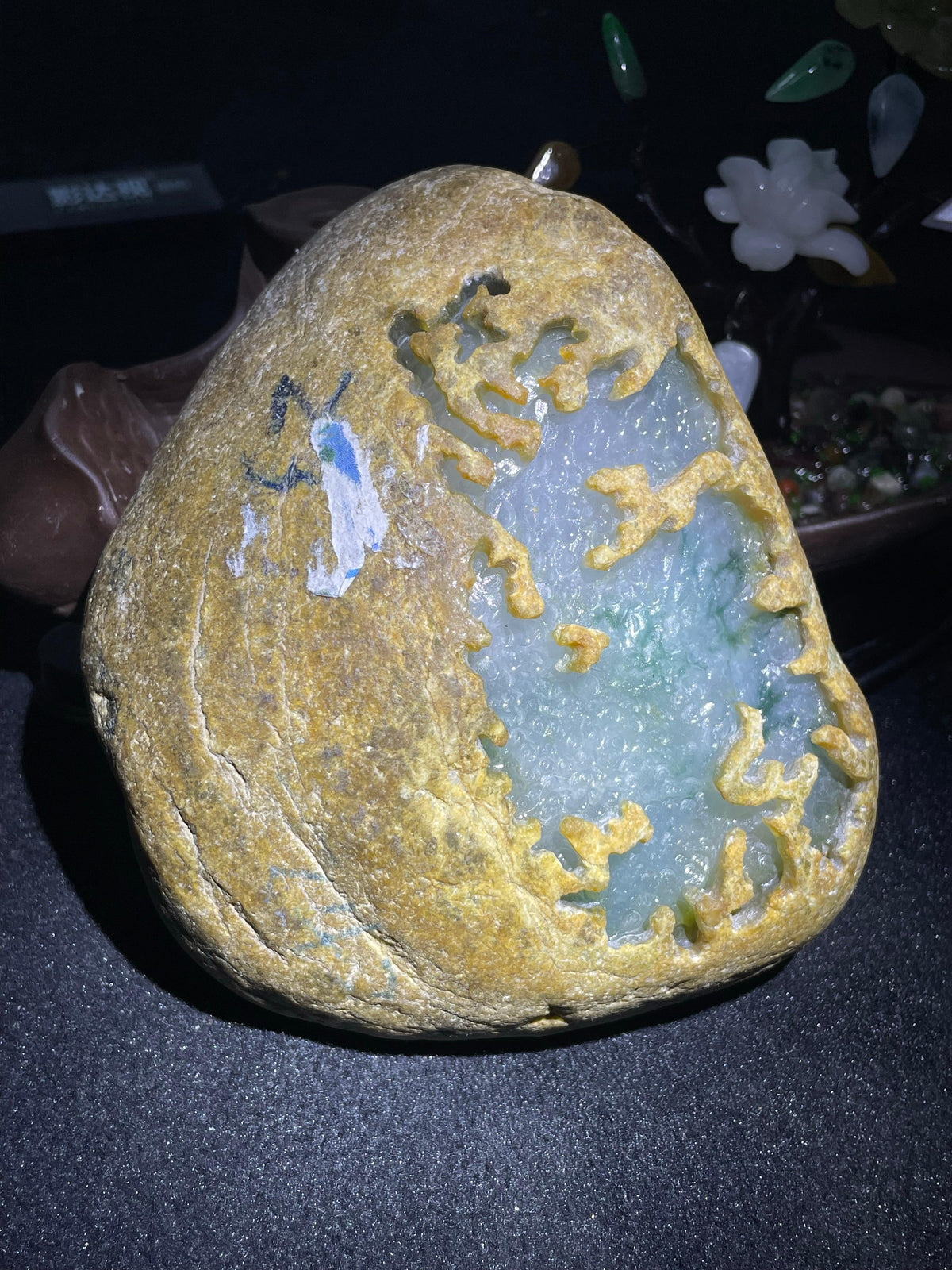 大马坎冰飘花开窗料（yc707615）