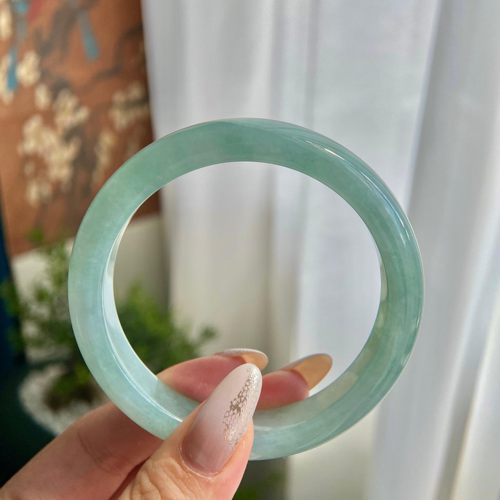 糯冰种晴底平安镯（60圈）（yc209997）