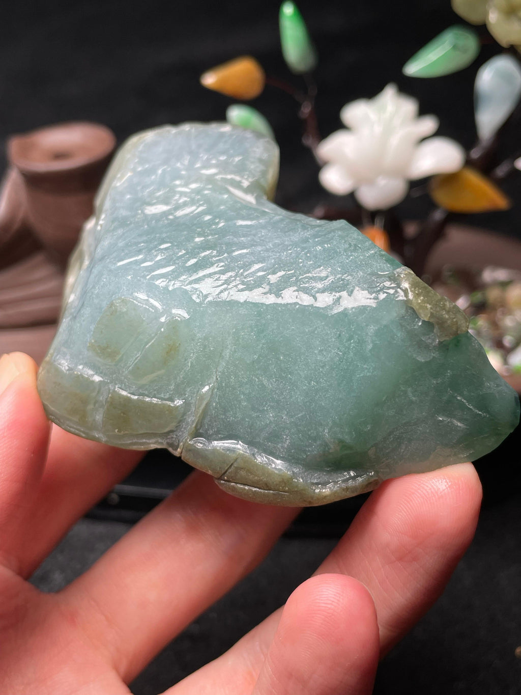 后江开窗冰飘色牌子挂件料（yc493926）