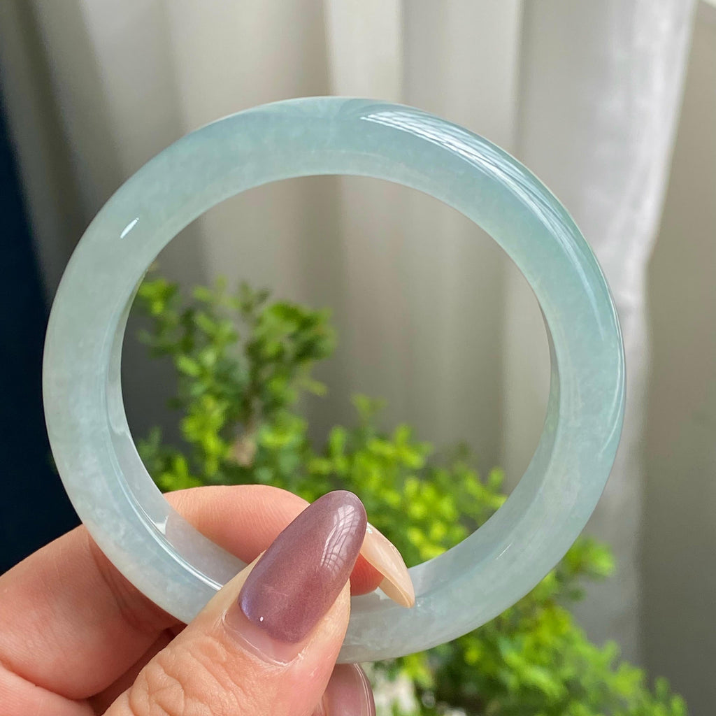 糯冰种晴底平安镯（55圈）（yc200594）