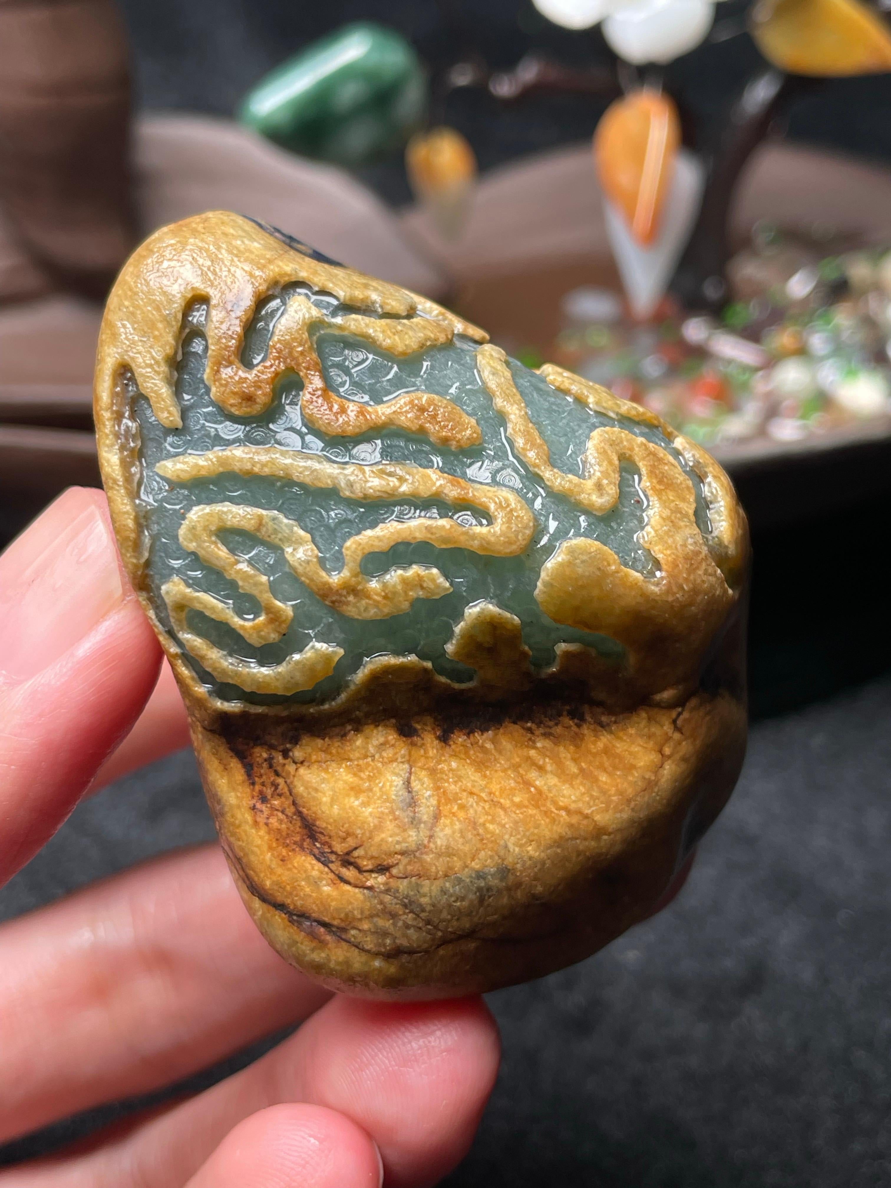 大马坎冰晴挂件料（yc496780）