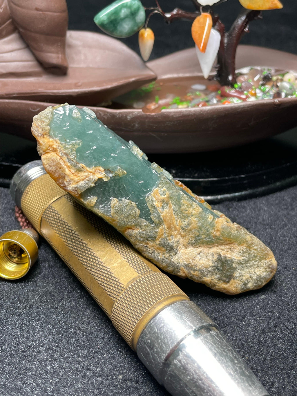 莫西沙开窗冰晴飘花牌子料（yc504359）