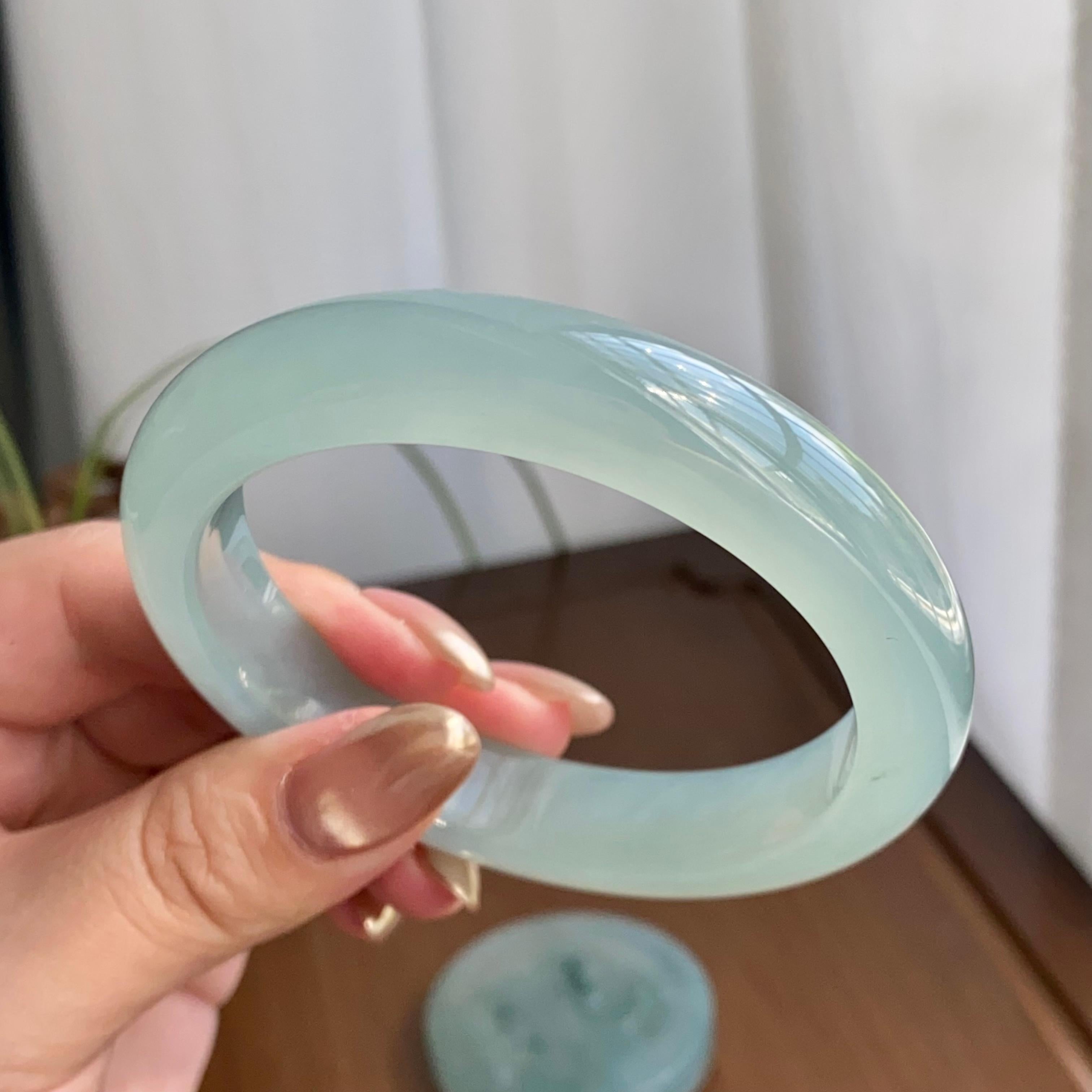 冰种晴底平安镯套装（58圈）（yc258997）