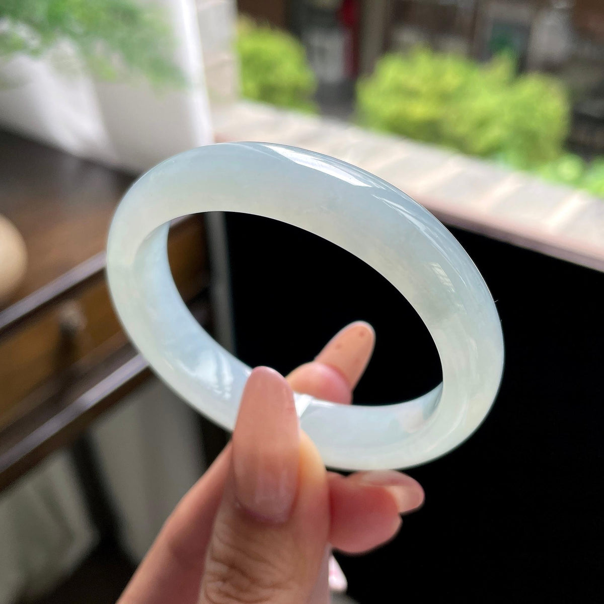 糯冰种淡晴底贵妃 53.3圈 天然缅甸A货翡翠（yc703271）