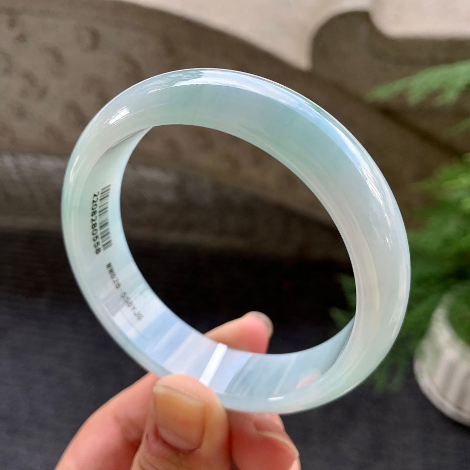 糯化飘花宽版轮胎手镯（58mm）（yc029073）