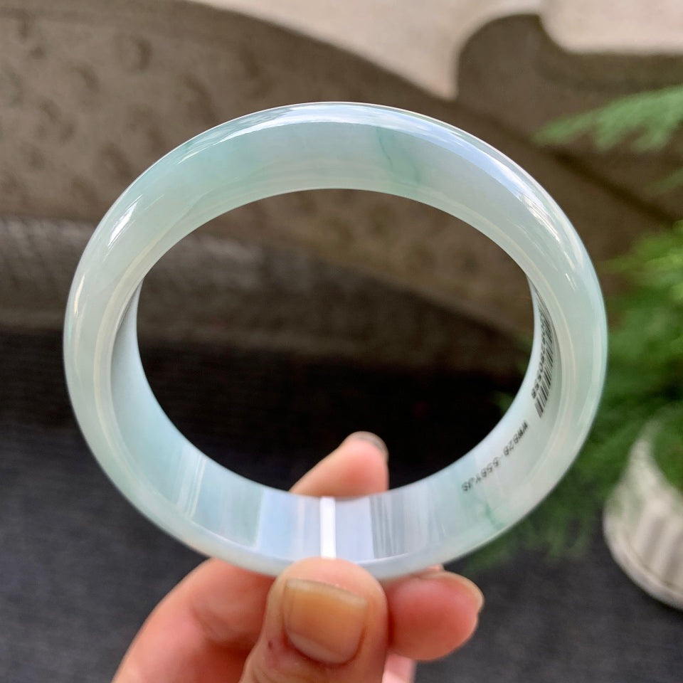 糯化飘花宽版轮胎手镯（58mm）（yc029073）