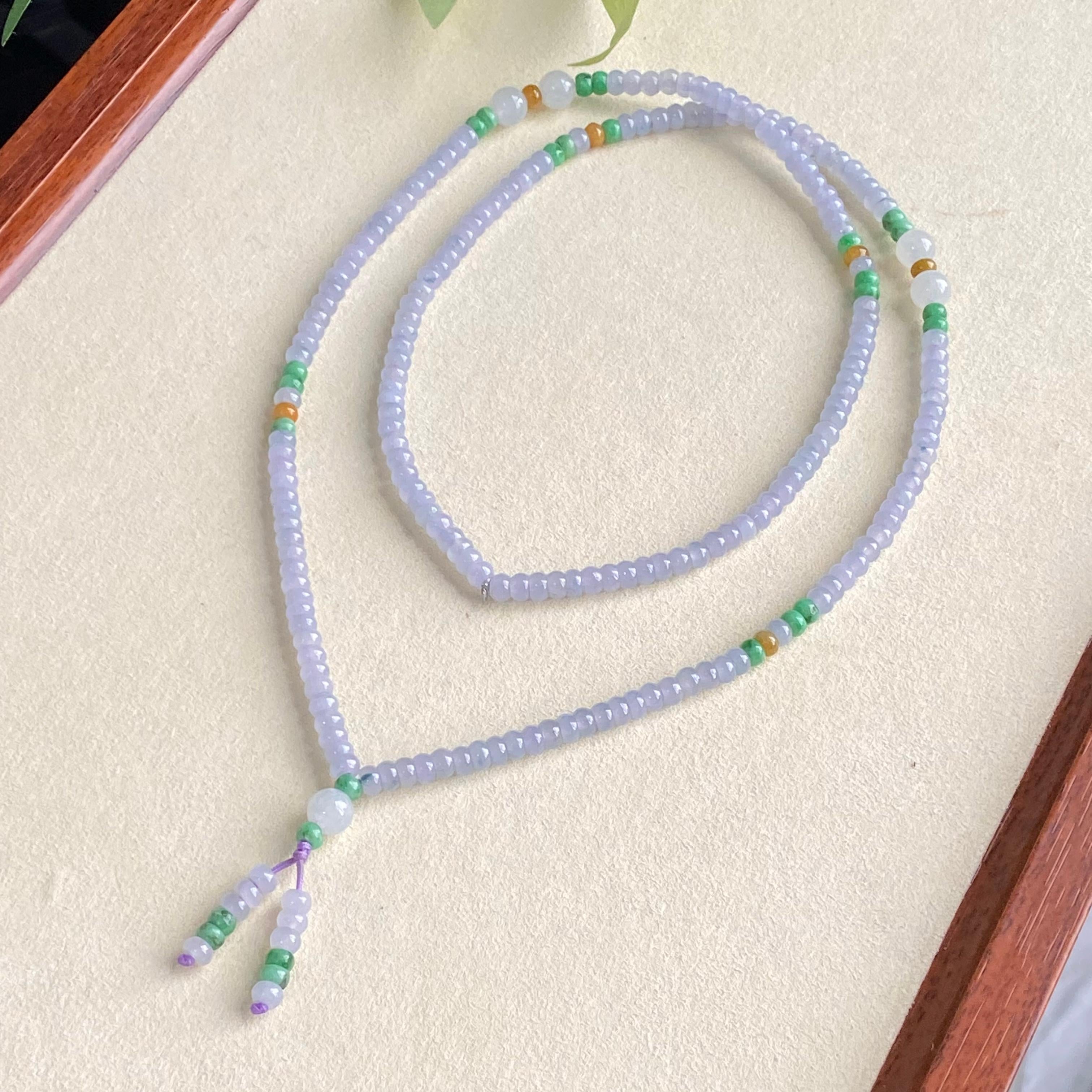 冰种多宝算盘珠珠链（yc196870）