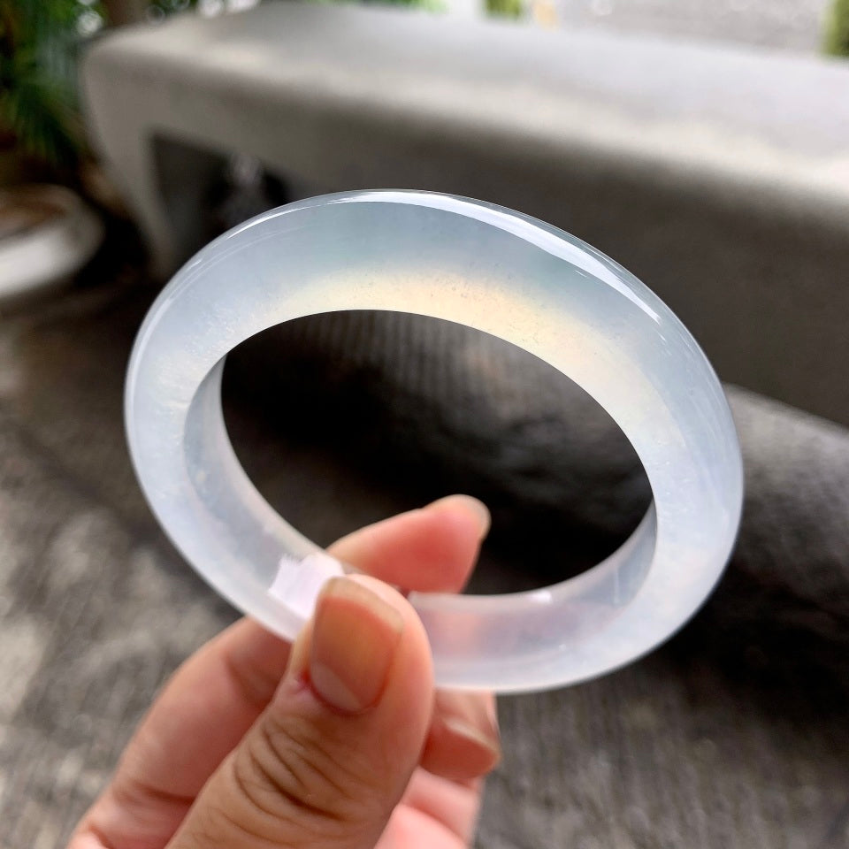 冰种无色平安镯（54mm）（yc096246）