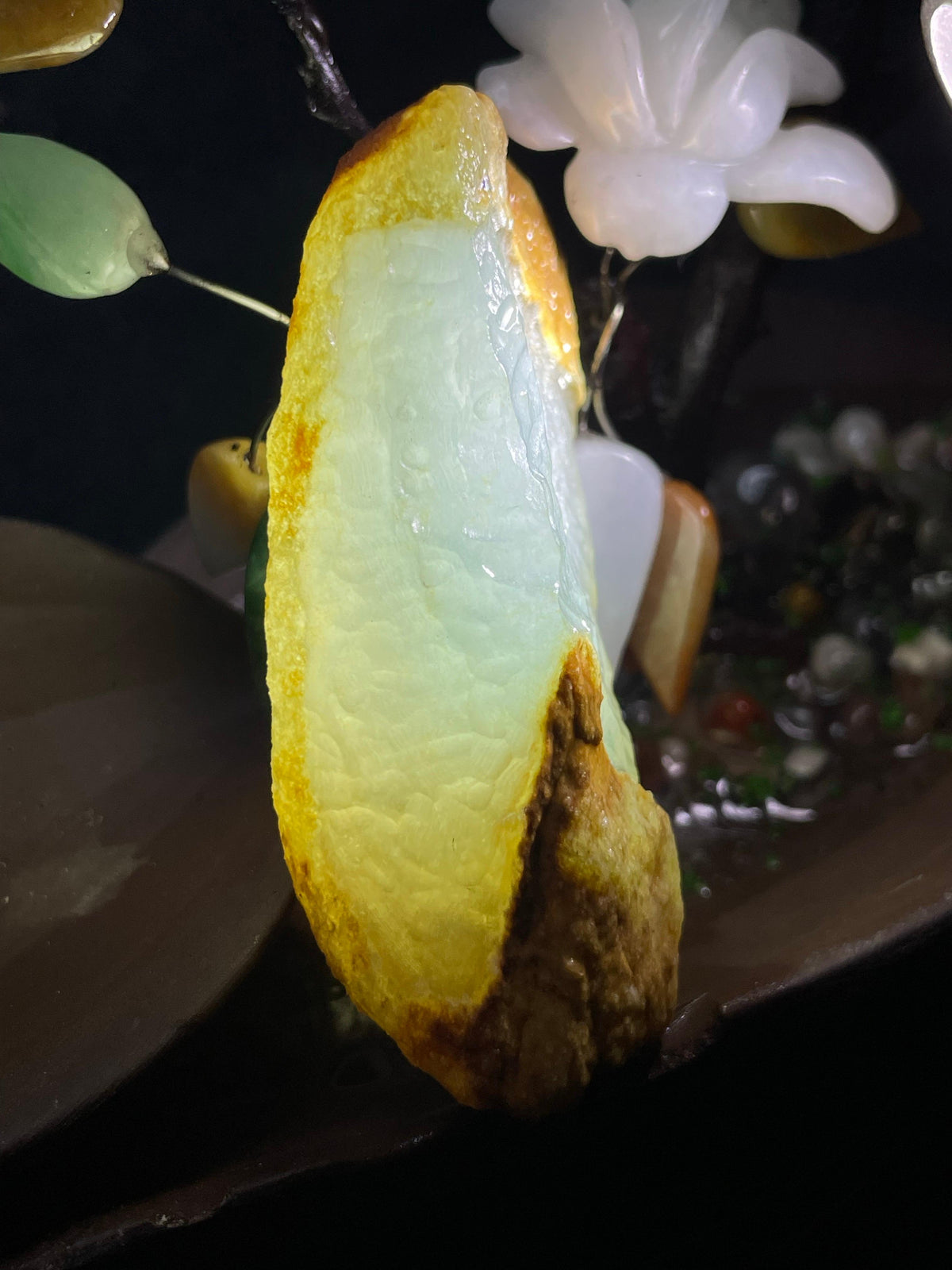 莫西沙开窗冰底挂件料（yc703650）