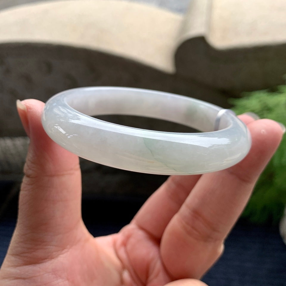 糯种飘花平安镯（57.4mm）（yc096613）