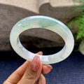糯冰种飘花平安镯（56.1mm）（yc280871）