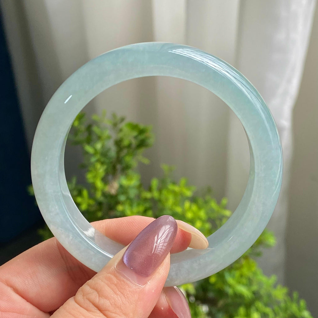 糯冰种晴底平安镯（55圈）（yc200594）