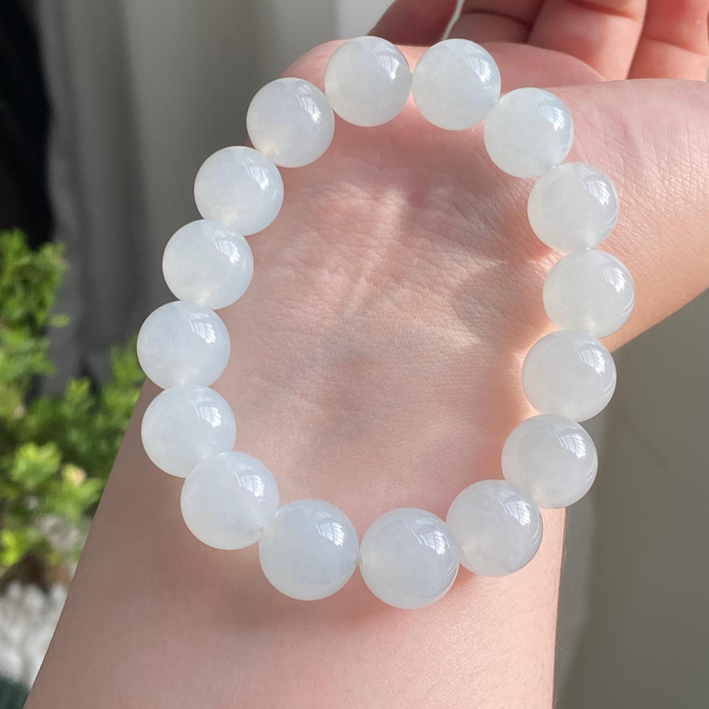 糯冰种白月光单圈手串（16颗）（yc213184）