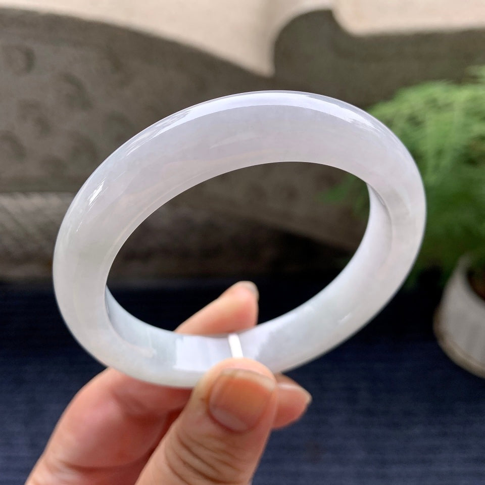 糯种无色平安镯（57.4mm)（yc089981）