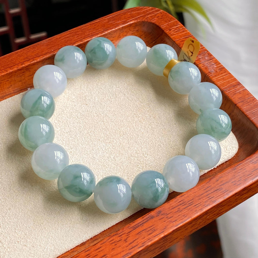 细糯种飘花单圈手串（16颗）（yc195184）