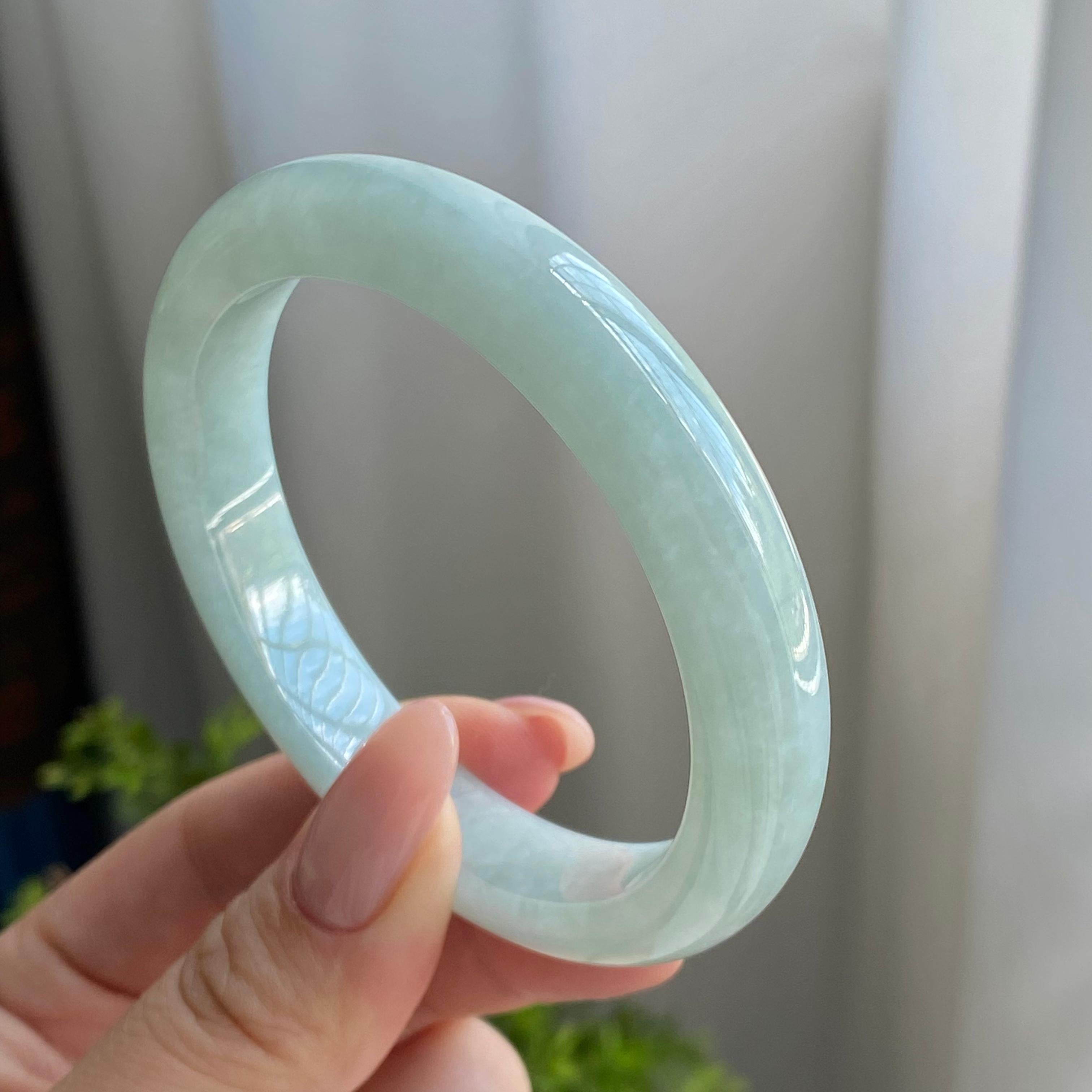 细糯种晴底平安镯（56圈）（yc226857）