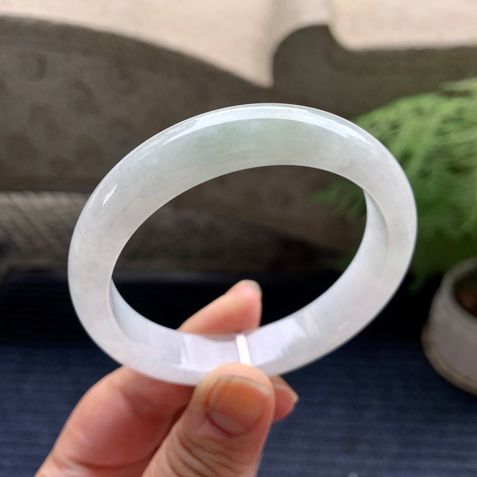 细糯种带底色平安镯（57.4mm）（yc088798）
