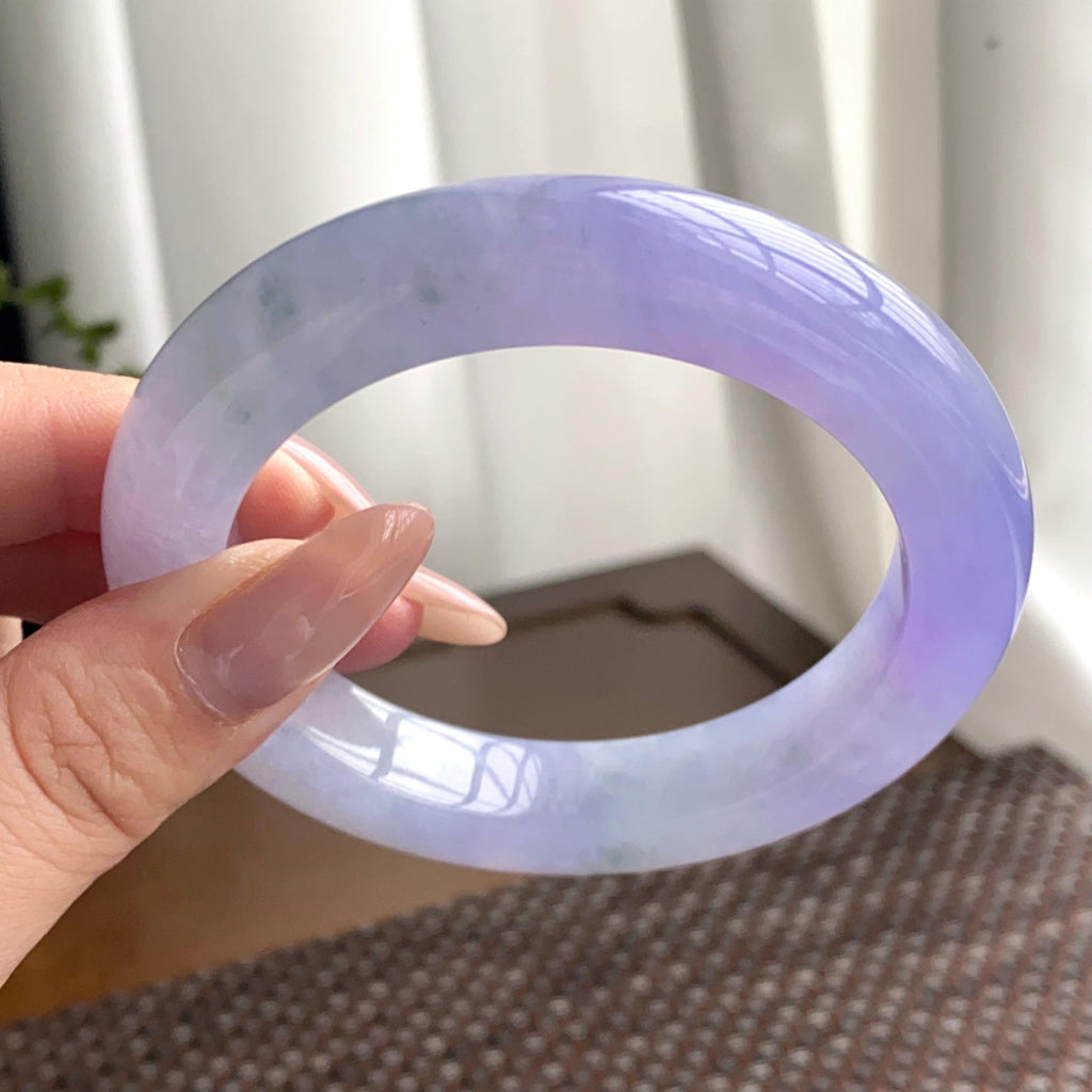 糯冰种春彩平安镯（56圈）（yc247431）