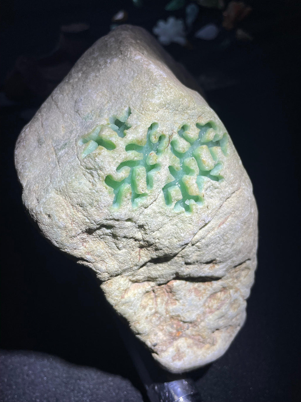 木那开窗绿晴大料（yc703133）